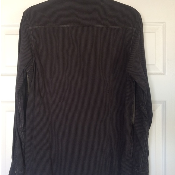 Small INC Black Button Up - Picture 2 of 3